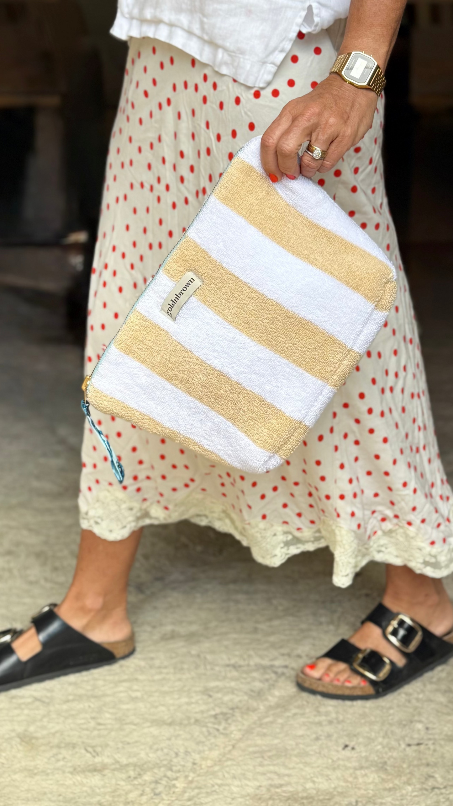 bolsa clutch - yellow splice