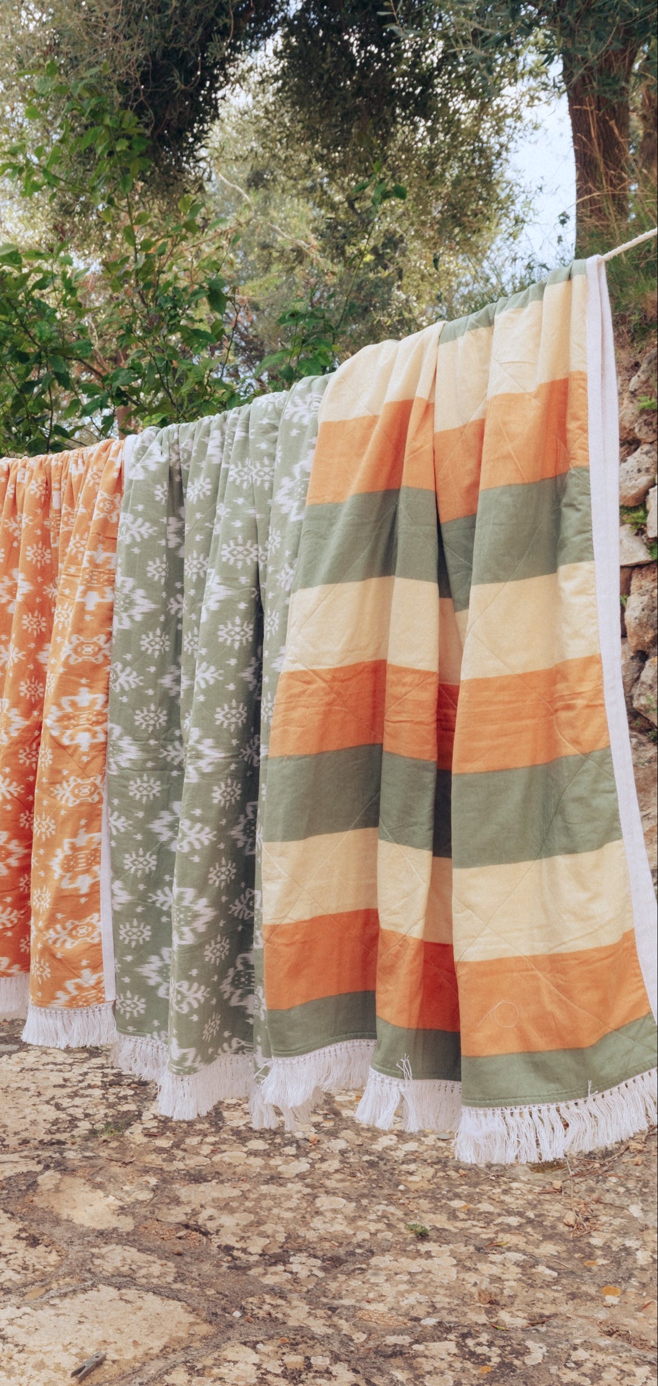 GnB towel - dusty sage maggie