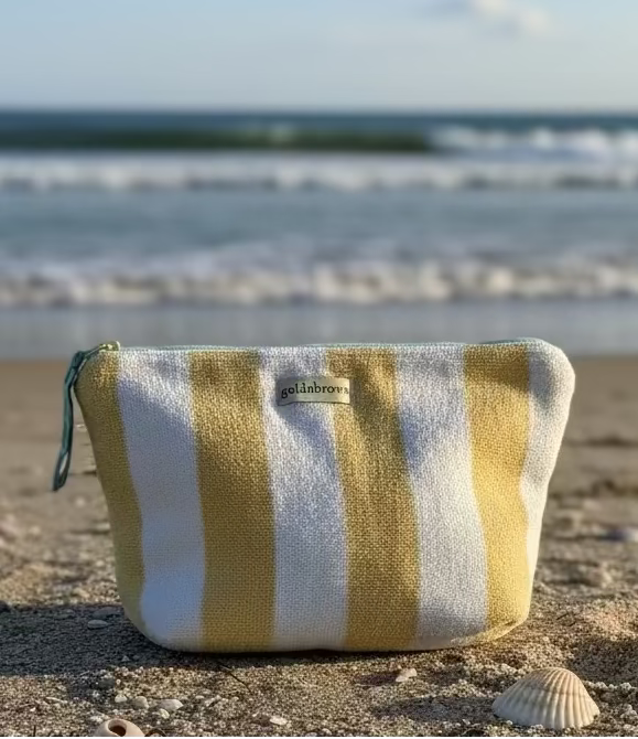 bolsa clutch - yellow splice