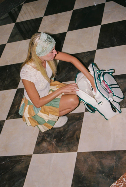 razzle skirt - forest stripe