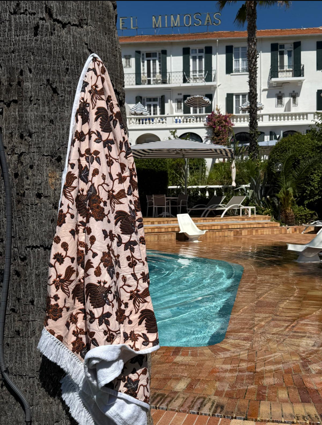 GnB towel - tan marigold