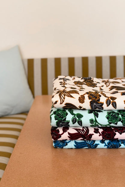 GnB towel - mint green marigold