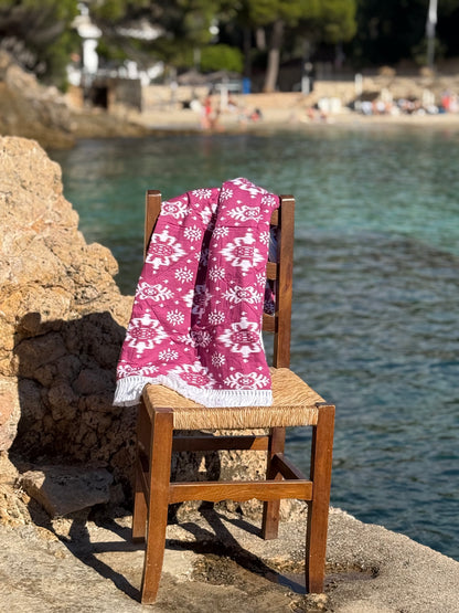 GnB towel - plum maggie