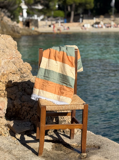 GnB towel - forest stripe