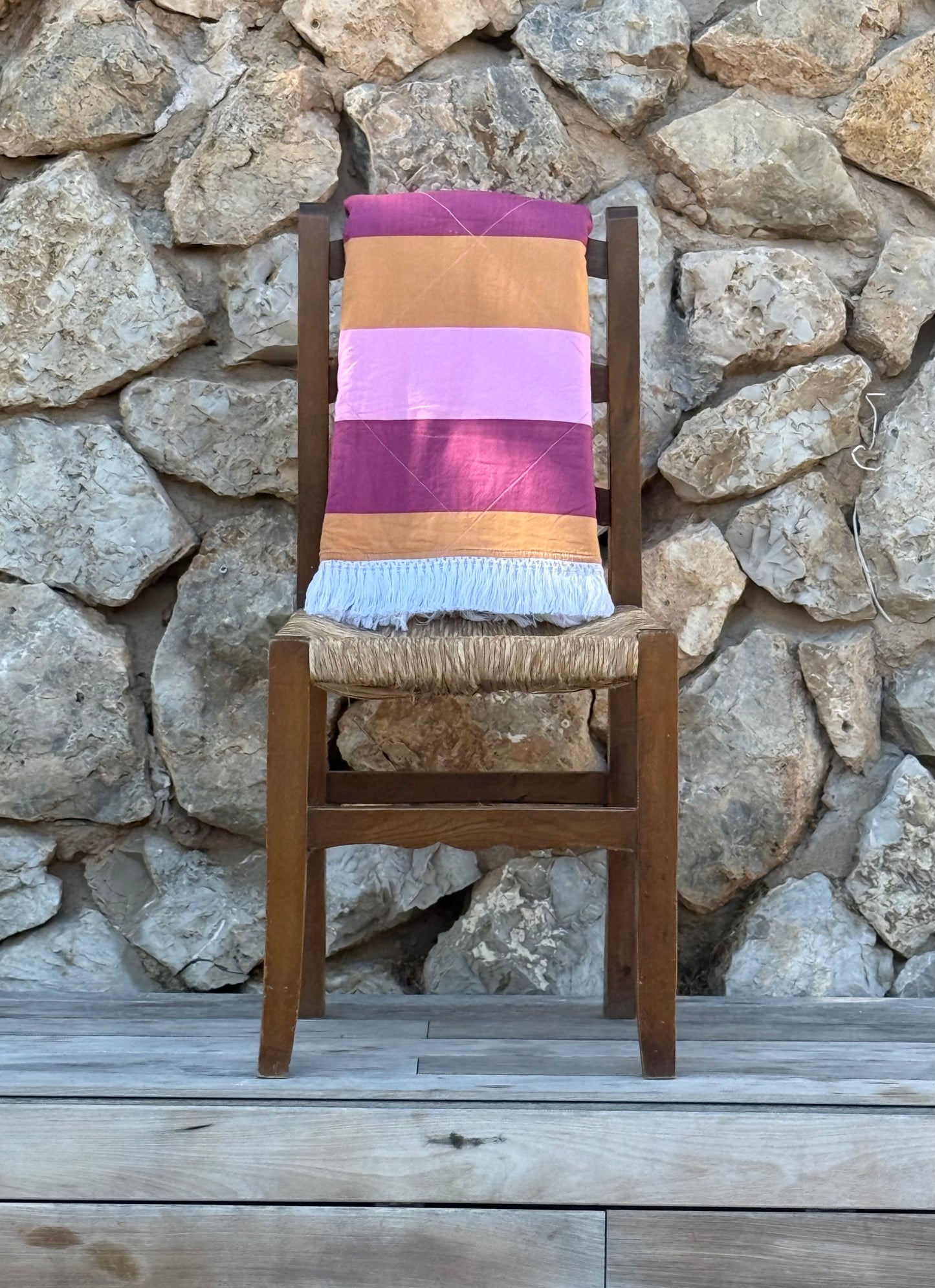 GnB towel - berry stripe