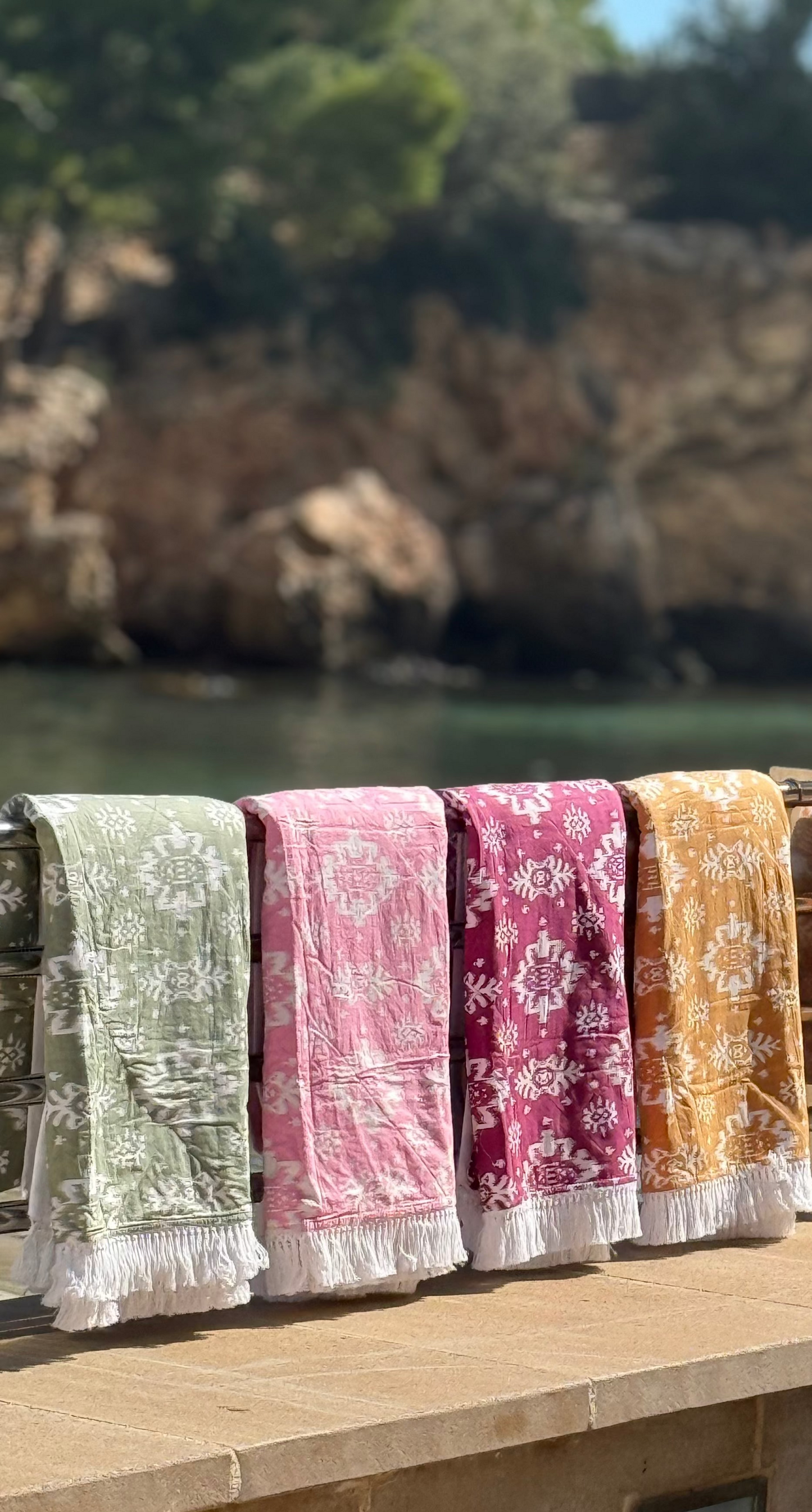 GnB towel - dusty sage maggie