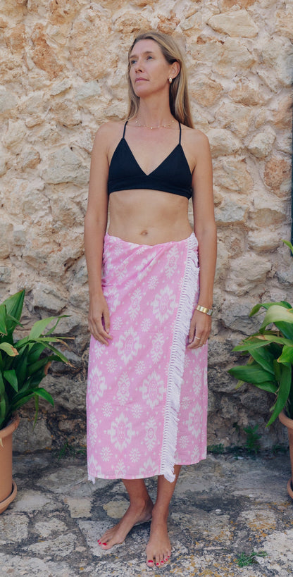 sassle sarong - pink
