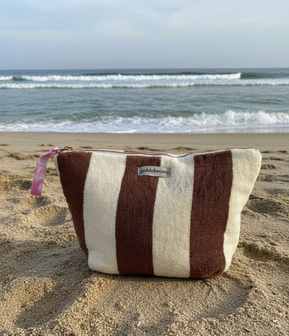 bolsa clutch - banana chocolate